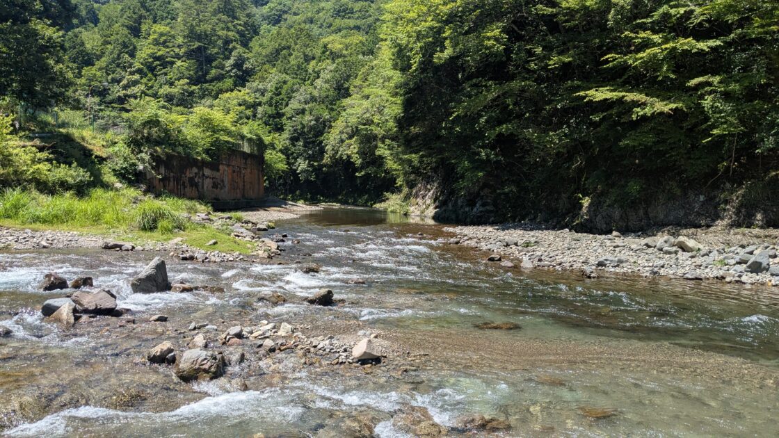 川原樋川本流上流側の画像