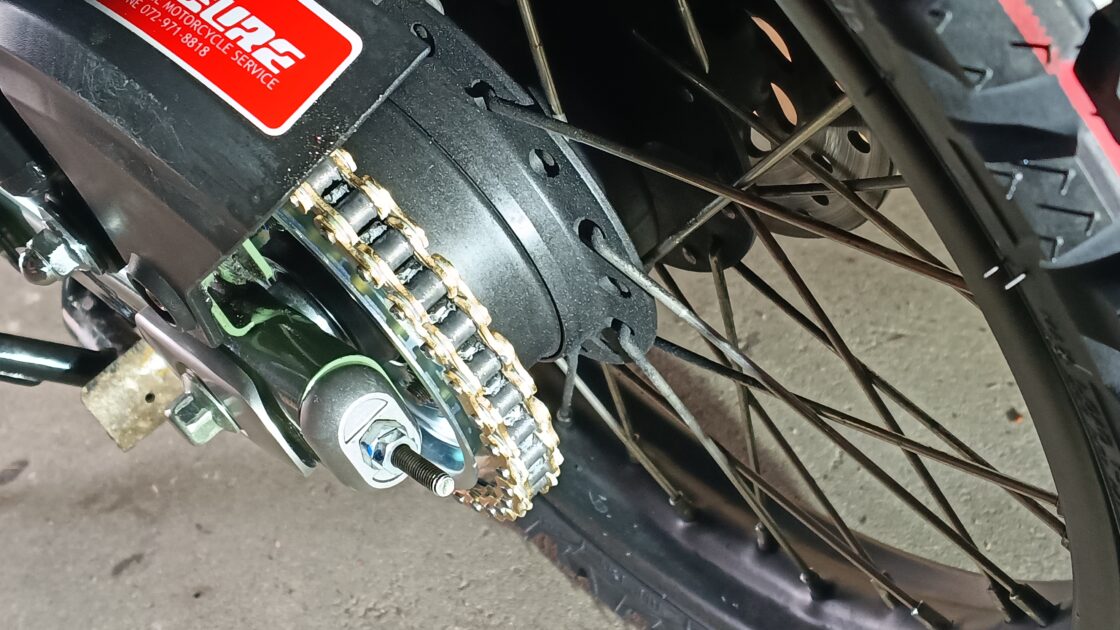 交換後のチェーンの画像