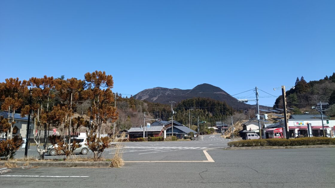お天気のいい御杖の道の駅からの風景
